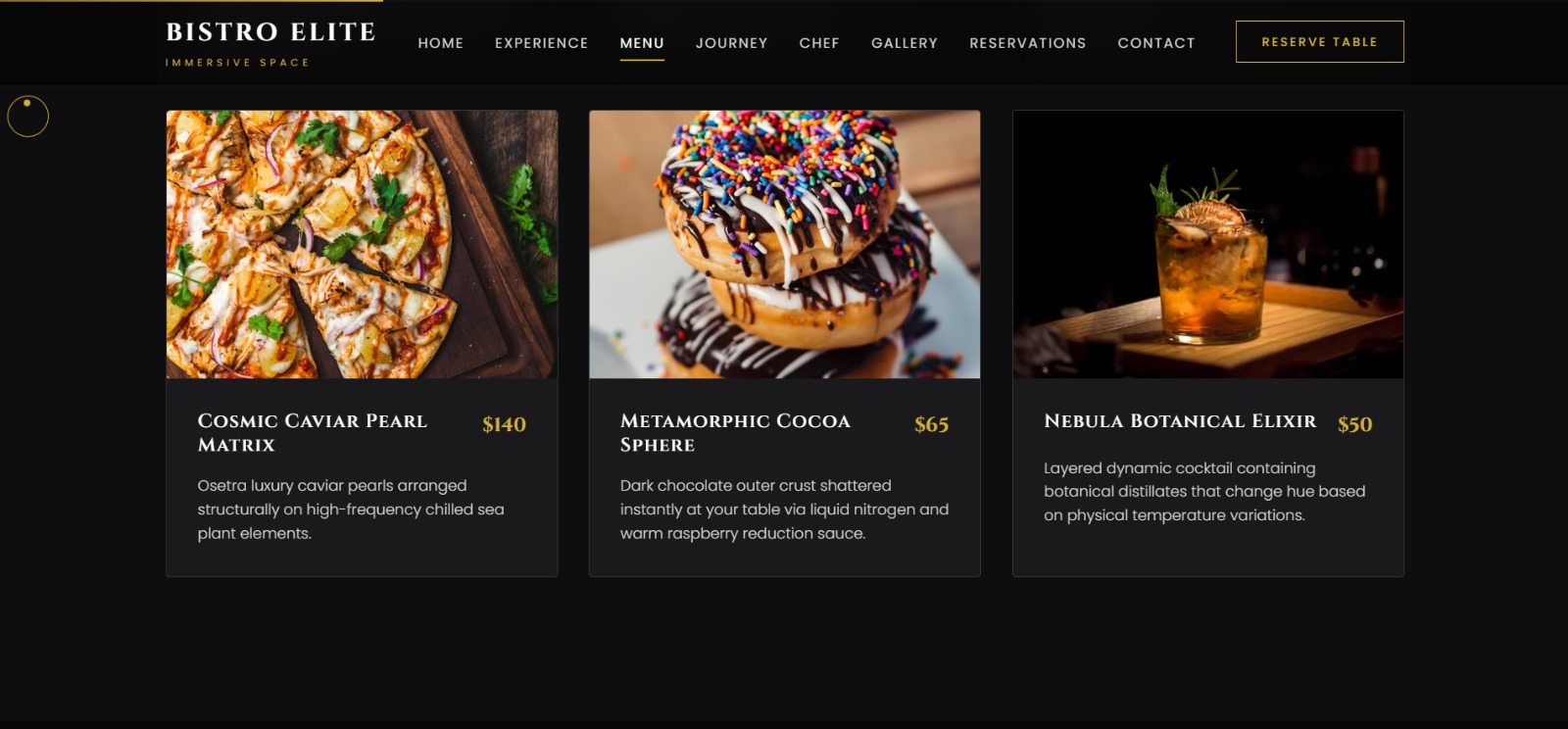 Bistro Elite App