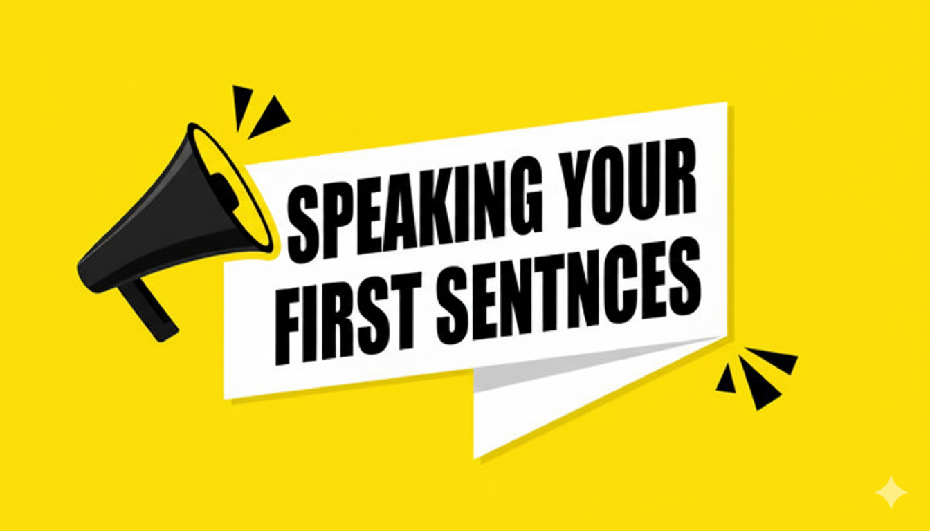 Speaking Your First Sentences Image | Hostingo
